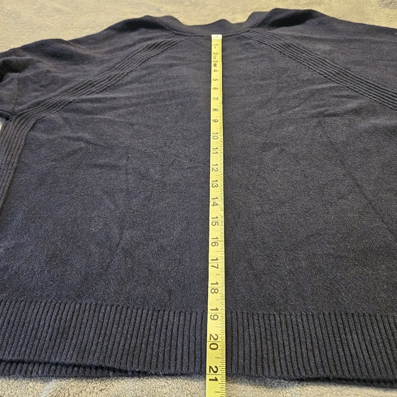 J. Jill 100% Cotton Button Up Oversized Cropped V Neck Cardigan Sweater Size M - Picture 8 of 8